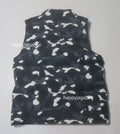 A BATHING APE CITY CAMO REVERSIBLE DOWN VEST ( Glow in the dark )