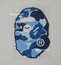 A BATHING APE ABC CAMO APE HEAD RUBBER COASTER