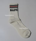 A BATHING APE BAPE STRIPE SOCKS