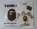 A BATHING APE CHAIN STITCH COLLEGE RELAXED FIT TEE