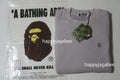 A BATHING APE GARMENT DYE ONE POINT RELAXED FIT CREWNECK SWEAT SHIRT