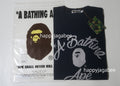 A BATHING APE CHAIN STITCH COLLEGE RELAXED FIT TEE