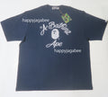 A BATHING APE CHAIN STITCH COLLEGE RELAXED FIT TEE