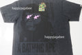 A BATHING APE GARMENT DYE MULTI LOGO RELAXED FIT TEE