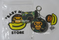 A BATHING APE BABY MILO STORE CARDHOLDER MIRROR KEYCHAIN