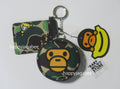 A BATHING APE BABY MILO STORE CARDHOLDER MIRROR KEYCHAIN