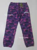 A BATHING APE COLOR CAMO SWEAT PANTS