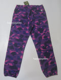 A BATHING APE COLOR CAMO SWEAT PANTS