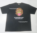 A BATHING APE EMBROIDERY STYLE SOUVENIR LOGO TEE