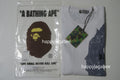 A BATHING APE WATER PRINT COLLEGE RELAXED FIT TEE