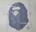 A BATHING APE WATER PRINT COLLEGE RELAXED FIT TEE