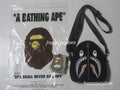 A BATHING APE SHARK SILICON SHOULDER BAG