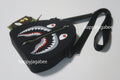 A BATHING APE SHARK SILICON SHOULDER BAG