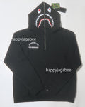 A BATHING APE BAPE x NBHD TWO FACE HALF ZIP PULLOVER HOODIE