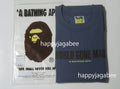 A BATHING APE SLOGAN RELAXED FIT TEE