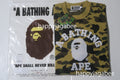 A BATHING APE 11ST CAMO JACQUARD COLLEGE RELAX FIT CREWNECK SWEATSHIRT