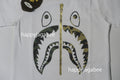 A BATHING APE BAPE KIDS 1ST CAMO SEPARATE SHARK TEE