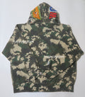 A BATHING APE MAP CAMO SHARK RELAXED FIT FULL ZIP HOODIE