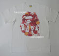 A BATHING APE ROSE APE HEAD TEE