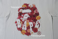 A BATHING APE ROSE APE HEAD TEE