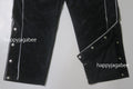 A BATHING APE BATHING APE LOGO VELVET LOOSE FIT PANTS