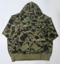 A BATHING APE 1ST CAMO JACQUARD ONE POINT RELAXED FIT PULLOVER HOODIE