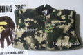 A BATHING APE MAP CAMO BOMBER JACKET