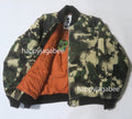 A BATHING APE MAP CAMO BOMBER JACKET