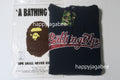 A BATHING APE BASEBALL LOGO RELAXED FIT PULLOVER HOODIE