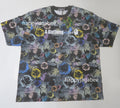 A BATHING APE FLORAL CAMO LOGO RELAXED FIT TEE