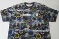 A BATHING APE FLORAL CAMO LOGO RELAXED FIT TEE