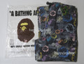 A BATHING APE FLORAL CAMO SWEAT PANTS