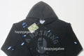 A BATHING APE DESTROYED COLLEGE RELAXED FIT LAYERED PULLOVER HOODIE