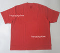 A BATHING APE GARMENT DYE BATHING APE LOGO RELAXED FIT TEE