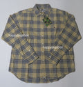 A BATHING APE ONE POINT FLANNEL CHECK RELAXED FIT SHIRT