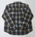 A BATHING APE APE HEAD ONE POINT CHECK RELAXED FIT SHIRT