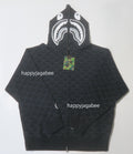 A BATHING APE COLLEGE MONOGRAM RELAXED FIT SHARK FULL ZIP HOODIE