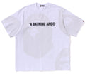 A BATHING APE WATER PRINT APE HEAD RELAXED FIT TEE