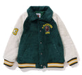 A BATHING APE BAPE KIDS COLLEGE BOA VARSITY JACKET