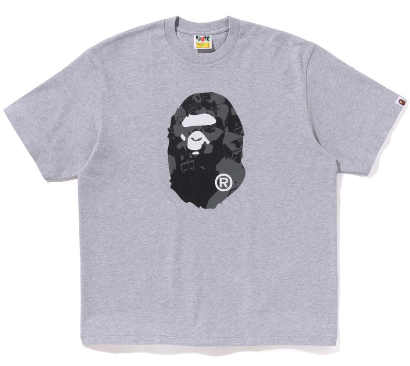 A BATHING APE SHARK SEIJIN APE HEAD RELAXED FIT TEE