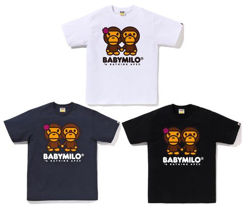 A BATHING APE SAKURA BABY MILO TEE