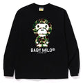 A BATHING APE ABC CAMO BABY MILO L/S TEE