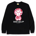 A BATHING APE ABC CAMO BABY MILO L/S TEE