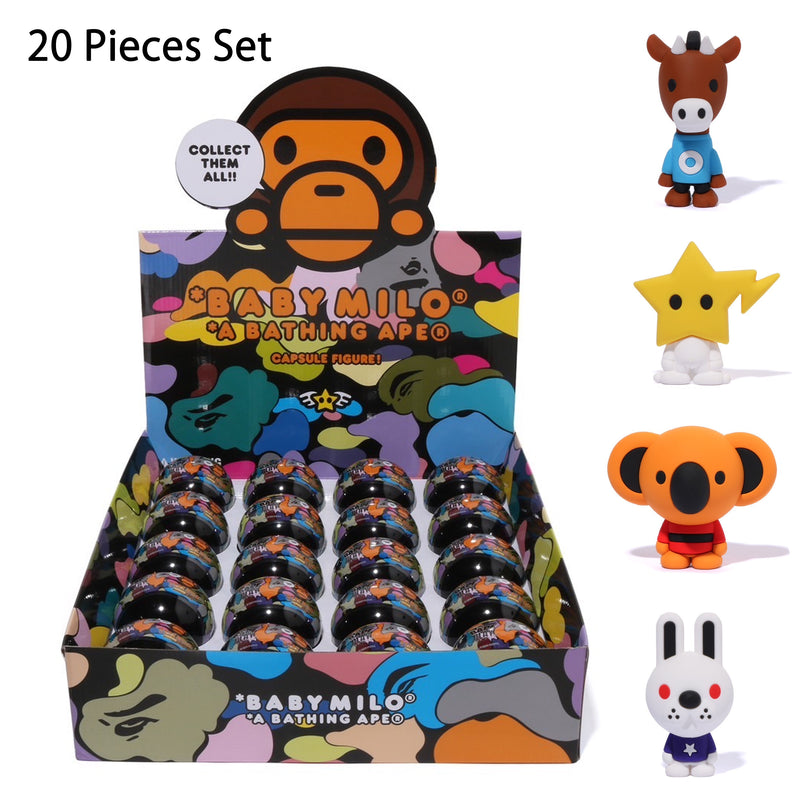 A BATHING APE BABY MILO CAPSULE FIGURE BOX ( 20 pieces set ) VOL.4