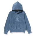 A BATHING APE Ladies' COLLEGE INDIGO PULLOVER HOODIE