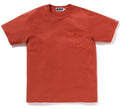 A BATHING APE GAMENT DYE ONE POINT POCKET TEE