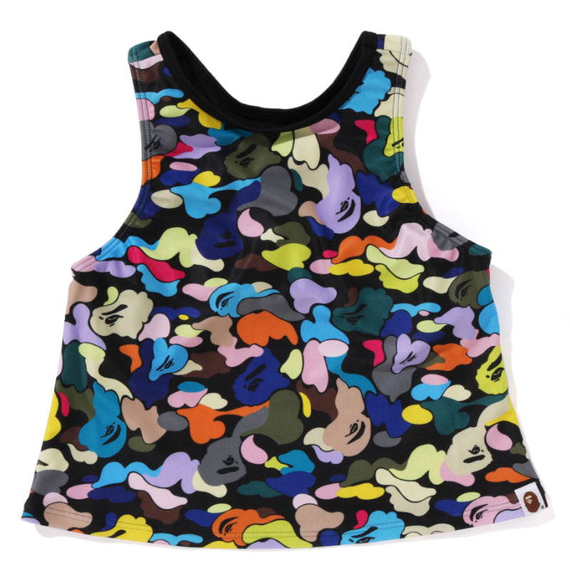 A BATHING APE Ladies' MULTI CAMO BRA TOP