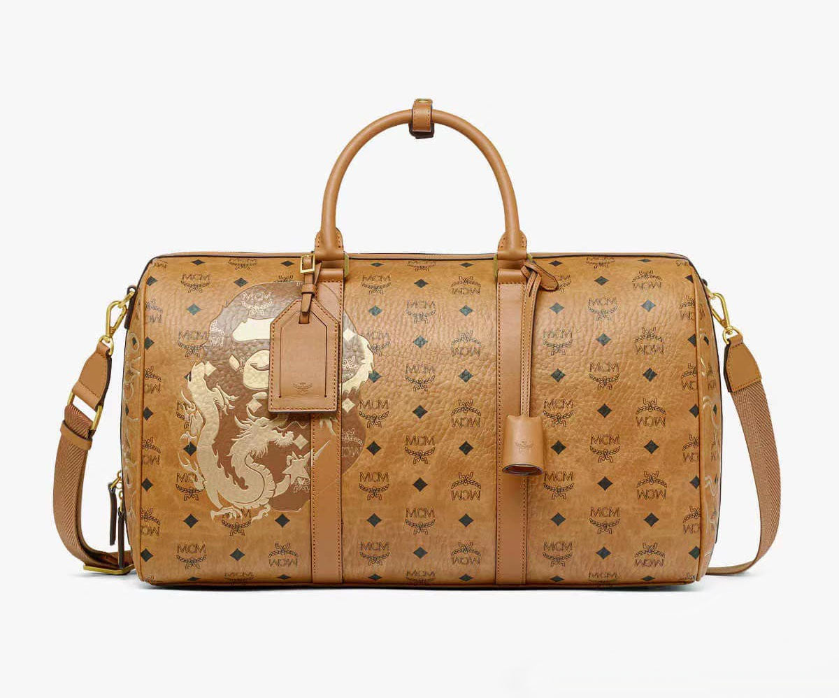 A BATHING APE BAPE x MCM POTTOMAR LUNAR NEW YEAR VISETOS WEEKENDER MED