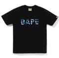 A BATHING APE Ladies' ABC CAMO GLITTER BAPE TEE