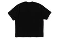 A BATHING APE WATER PRINT COLLEGE LOGO RELAEX FIT TEE